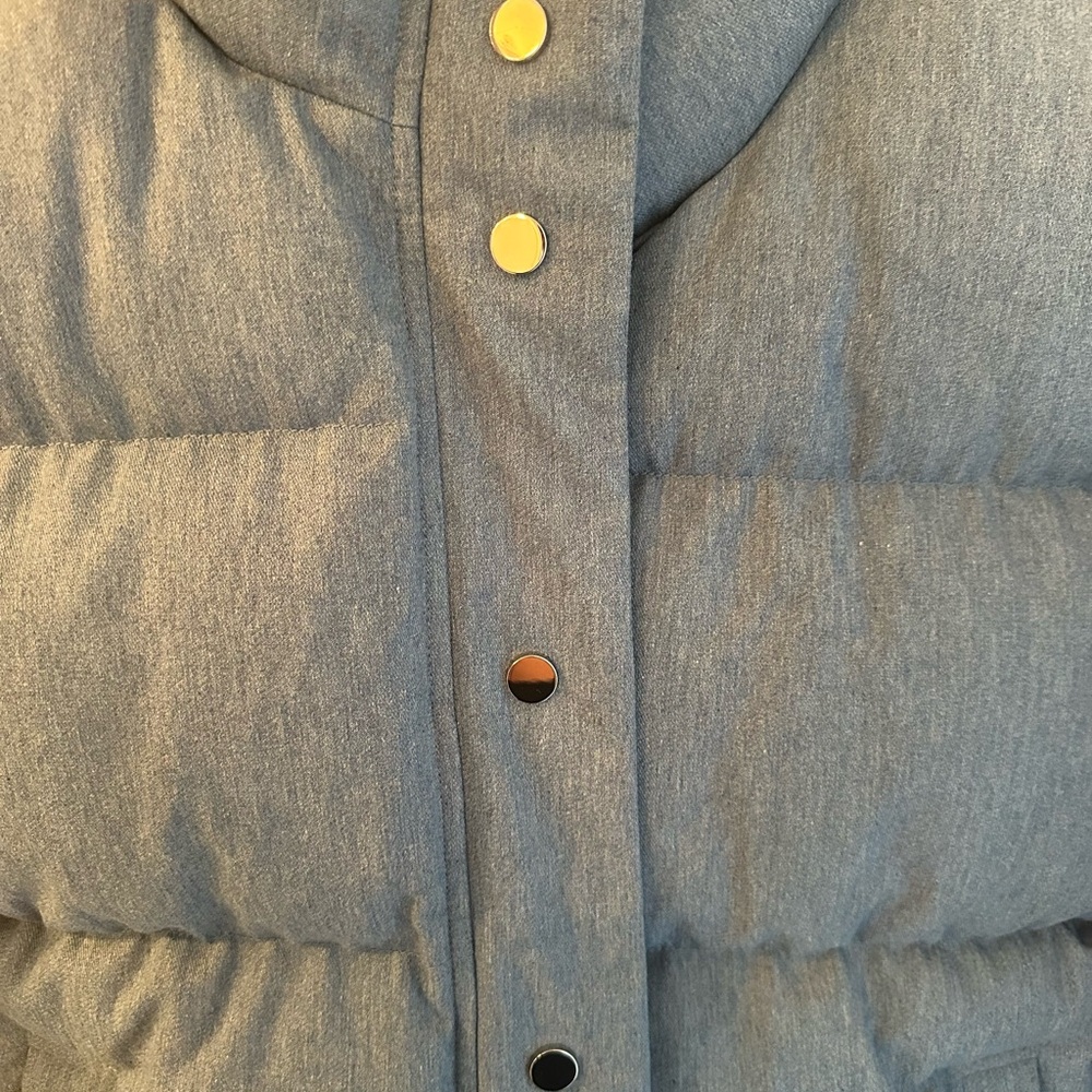 Express Light Blue Puffer Jacket - Picture 7 of 7